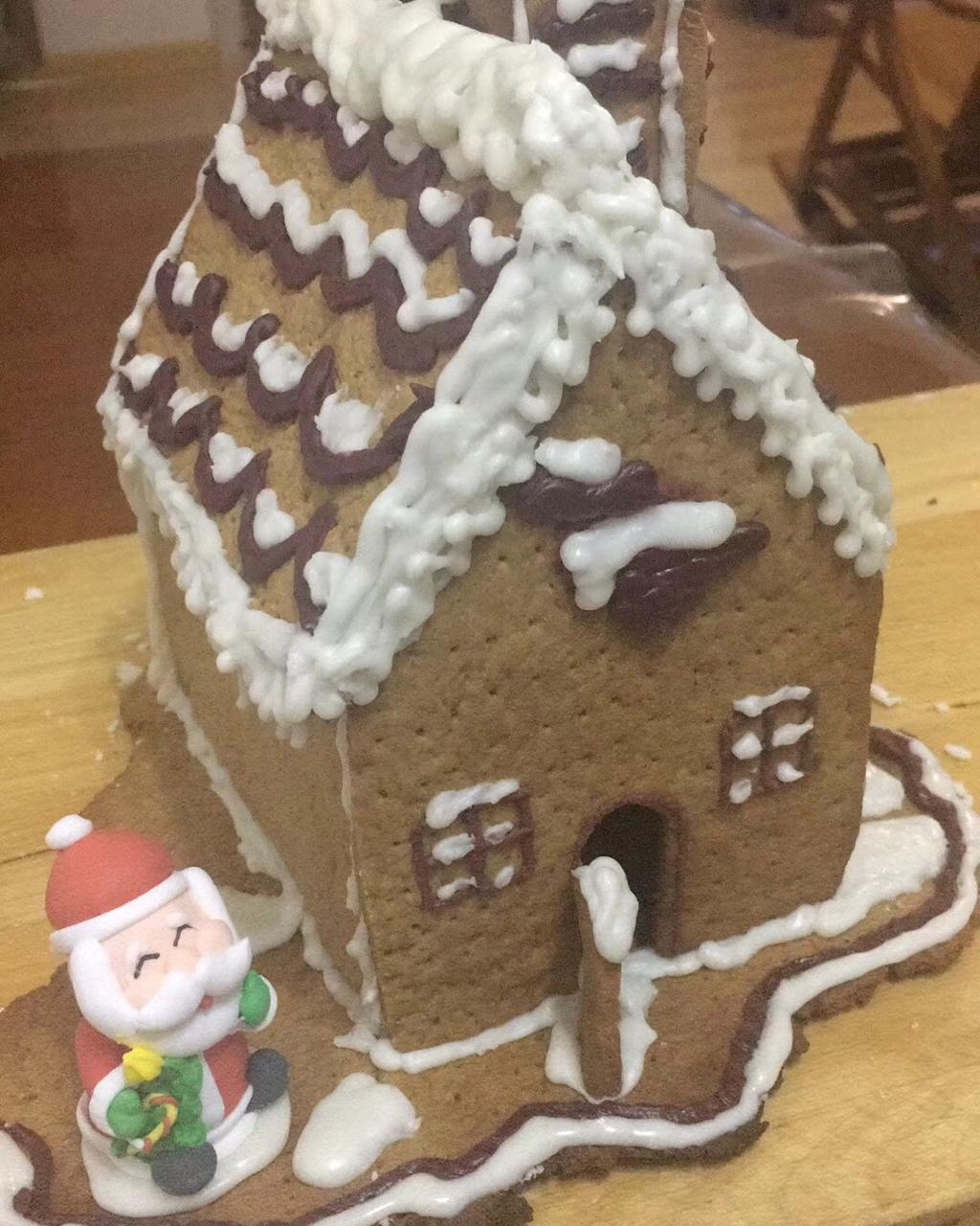 超级容易的圣诞节姜饼屋（进阶版:教堂姜饼屋）