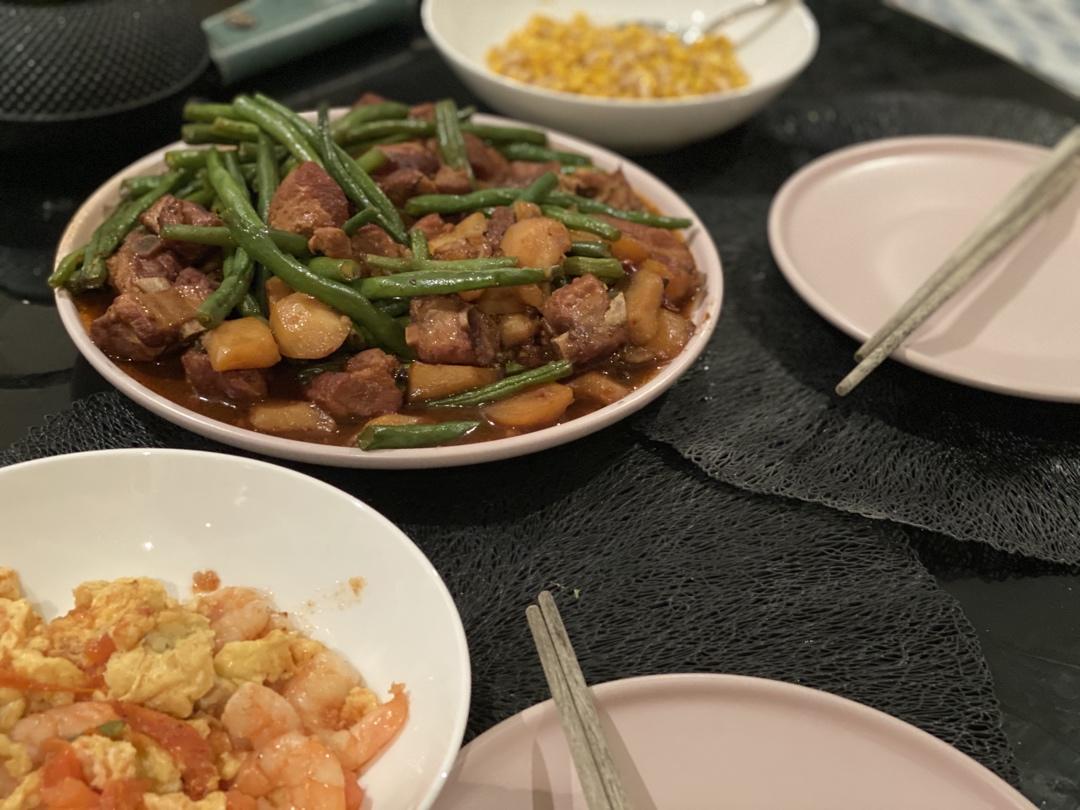 排骨炖土豆豆角