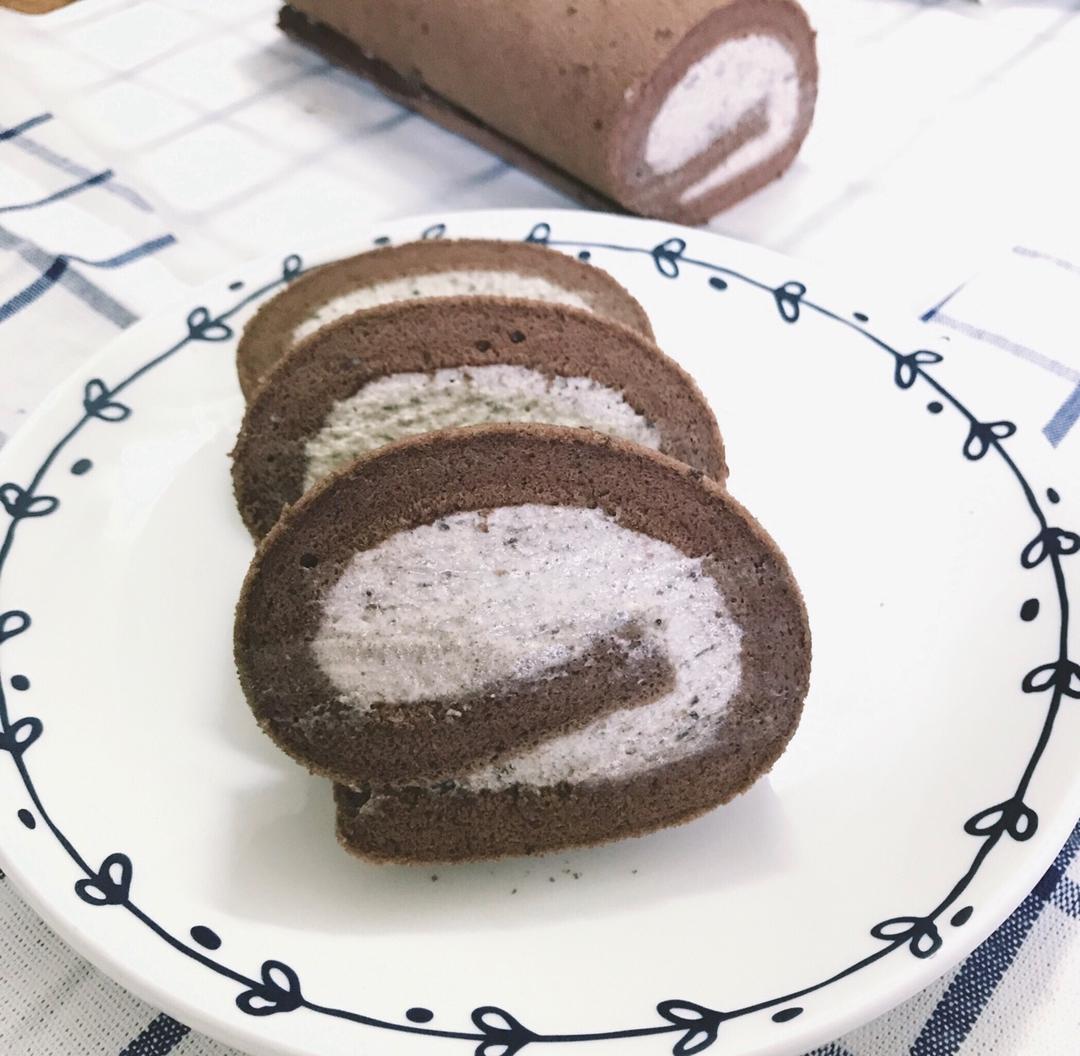 josieee做的奥利奥咸奶油巧克力卷