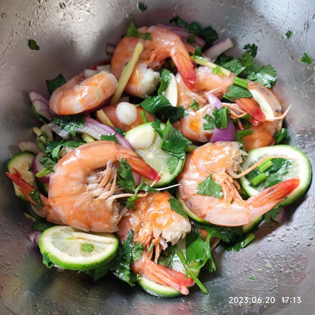 泰式柠檬虾
