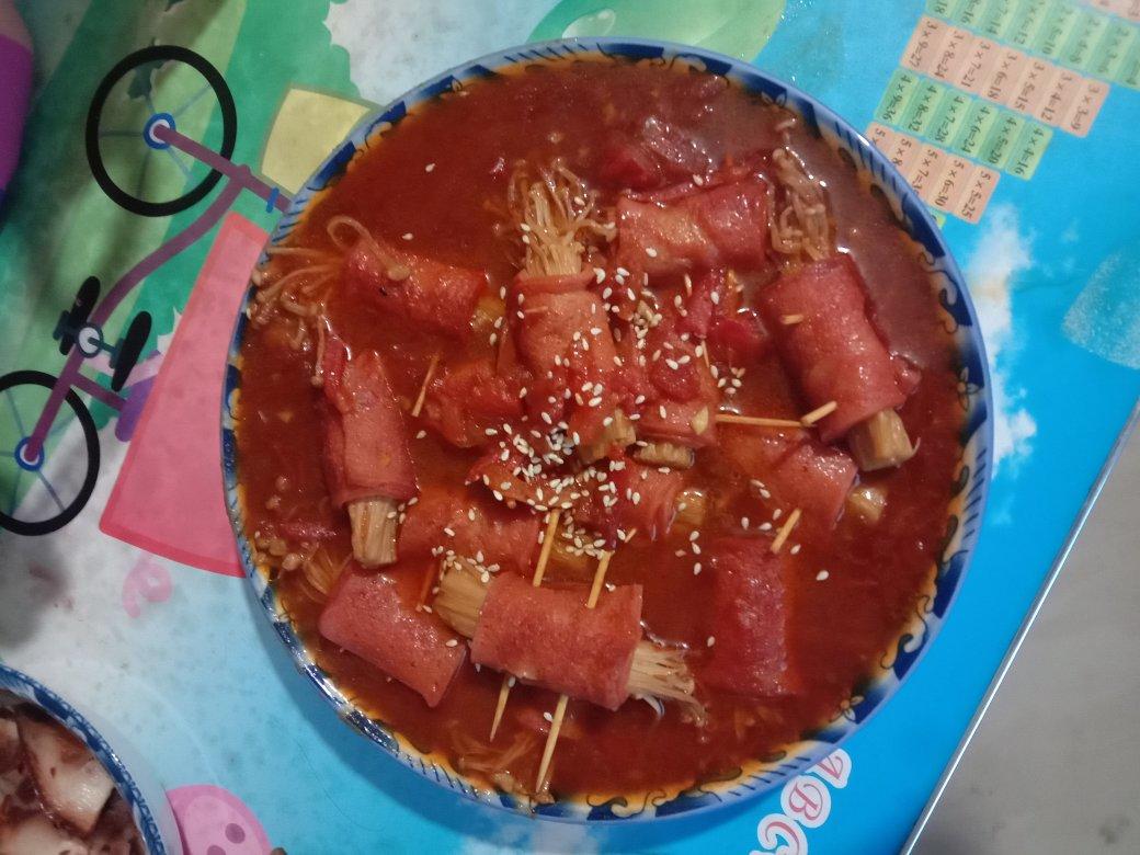 金针菇培根卷