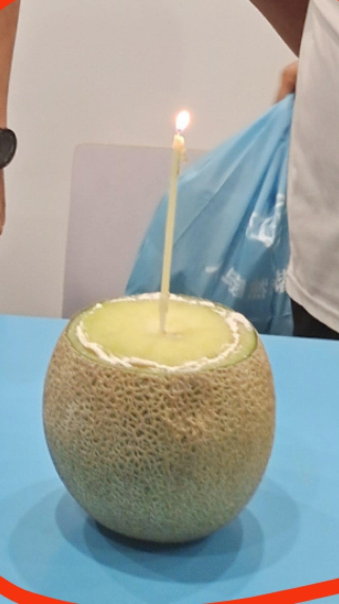 生日蛋瓜？切开直接哇塞的蛋糕