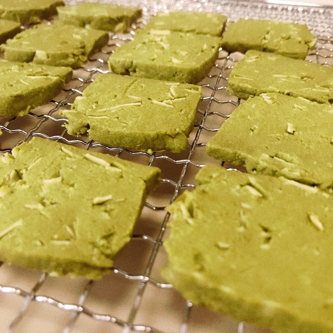 抹茶杏仁饼干