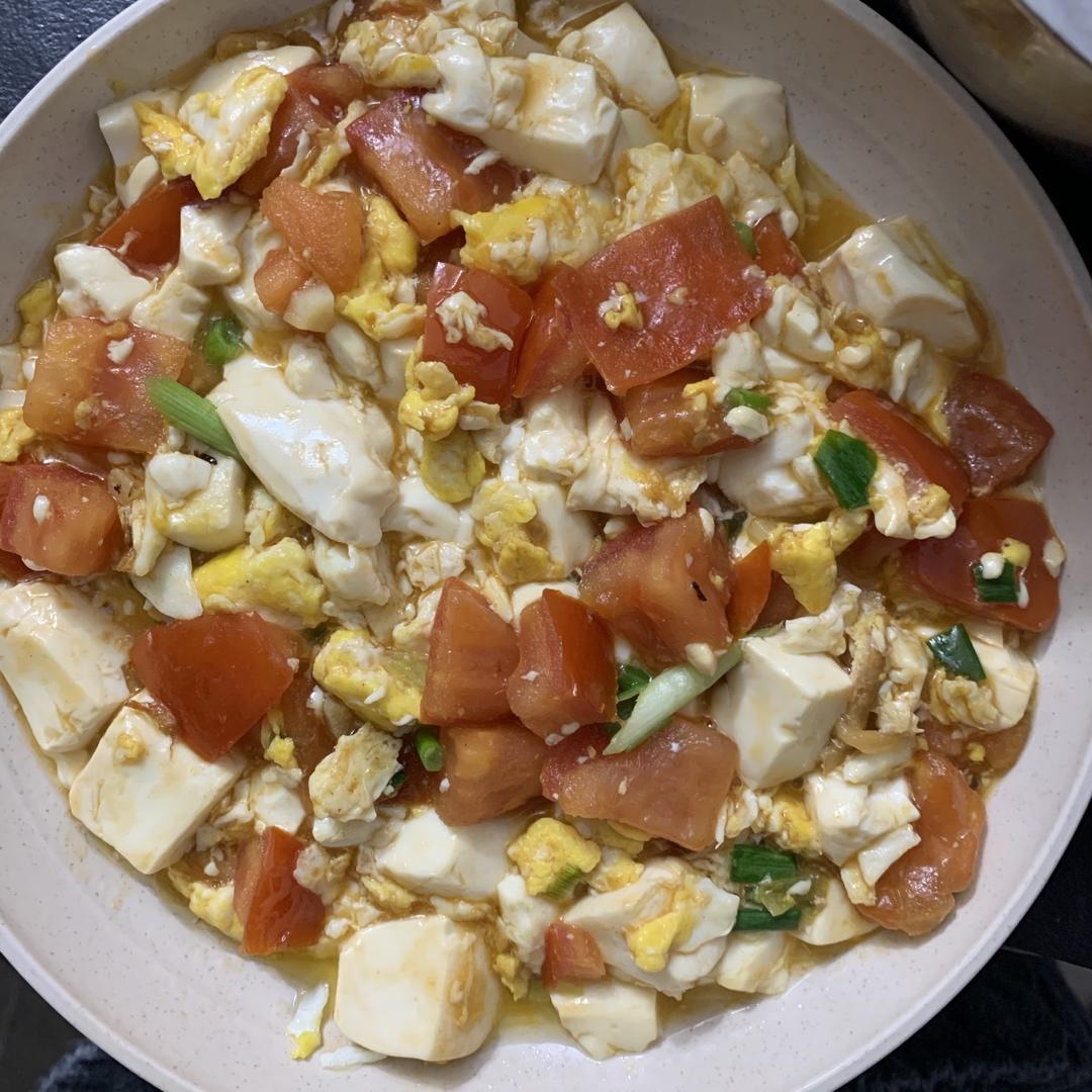 鸡蛋焖豆腐