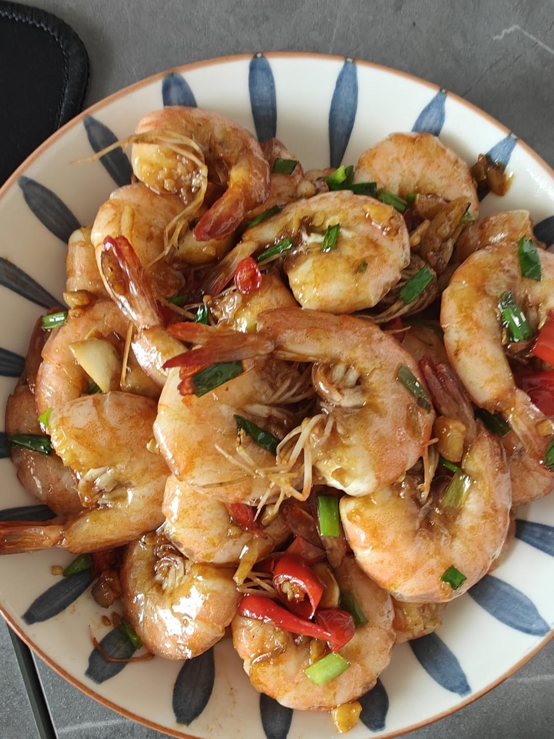 红烧基围虾🍤