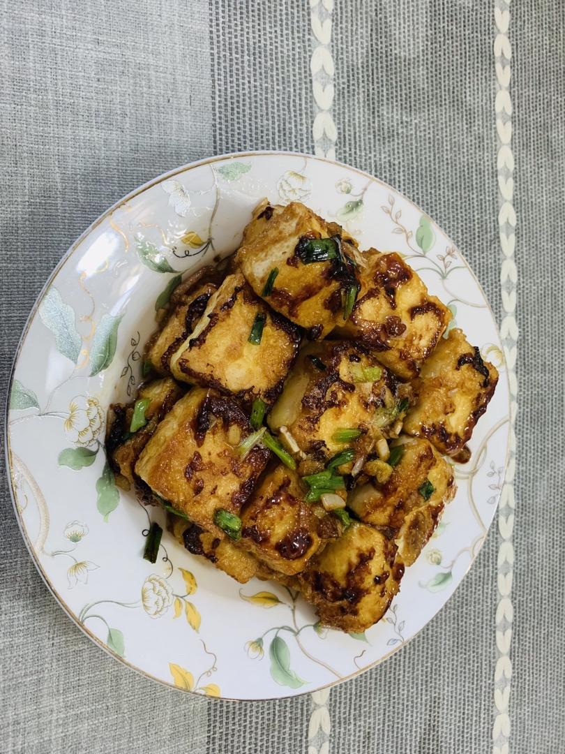 无敌好吃的香煎豆腐