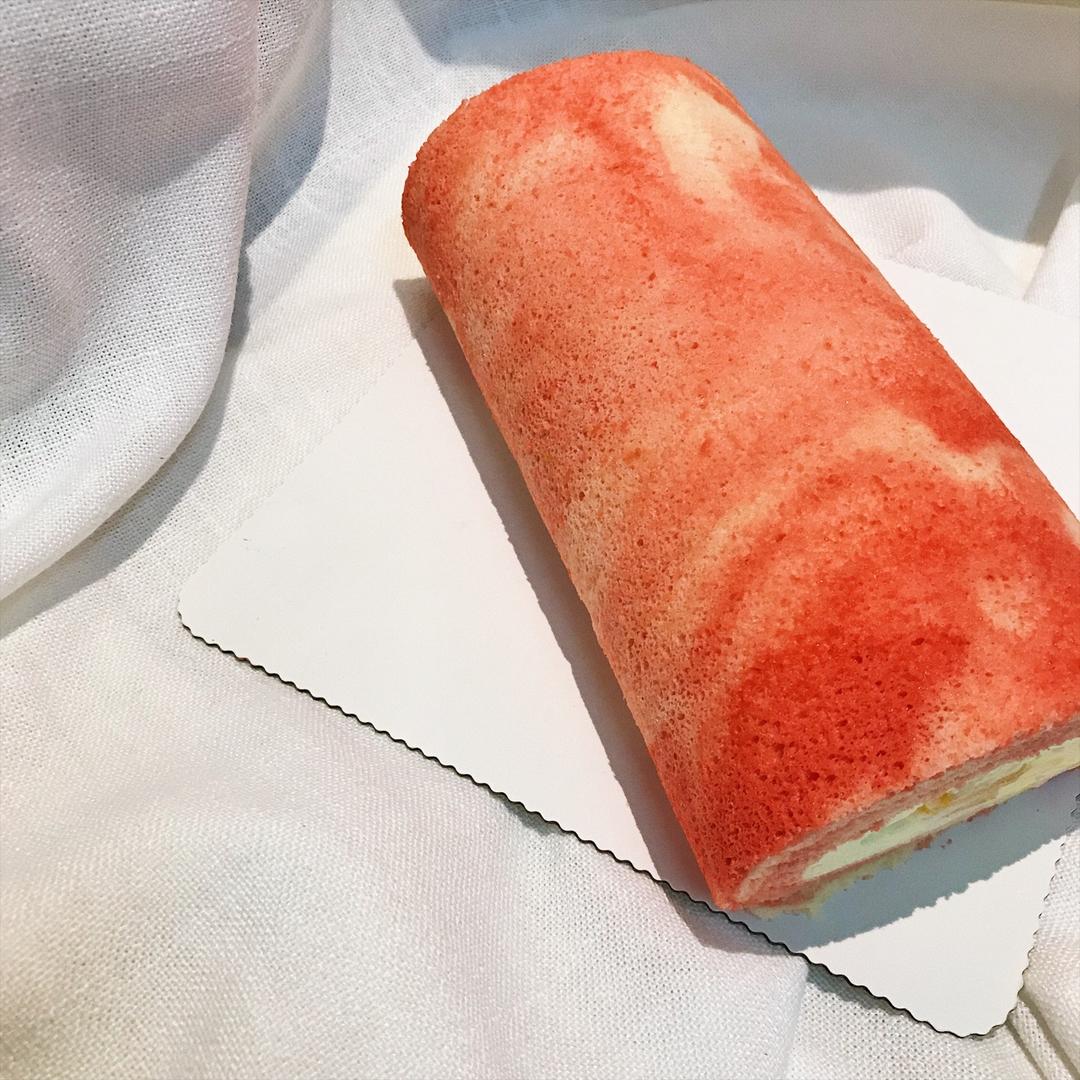 无油酸奶奶酪双享大理石蛋糕卷
