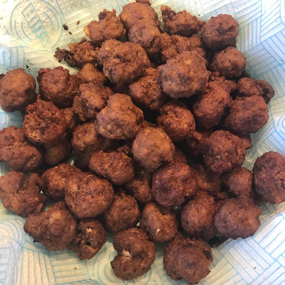 新疆丸子汤之炸丸子