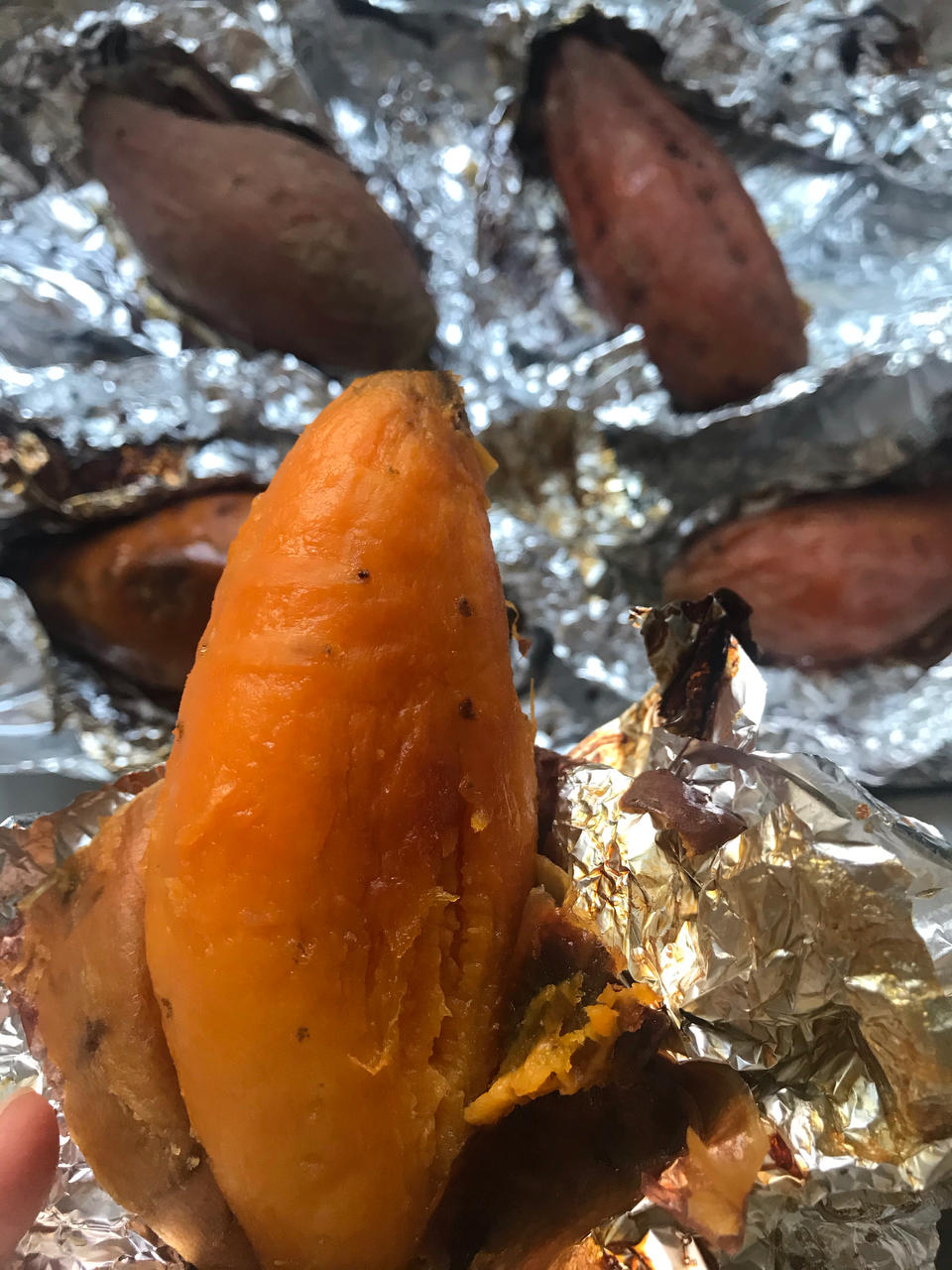 【北鼎烤箱食谱】糖浆爆流却不焦糊的烤红薯秘诀