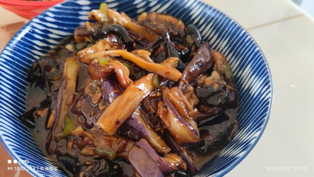 开胃下饭菜！巨简单的家常鱼香茄子煲