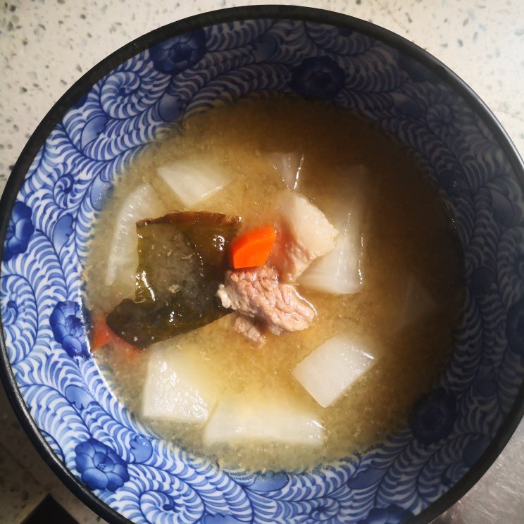 豚汁-日式猪肉萝卜味噌汤