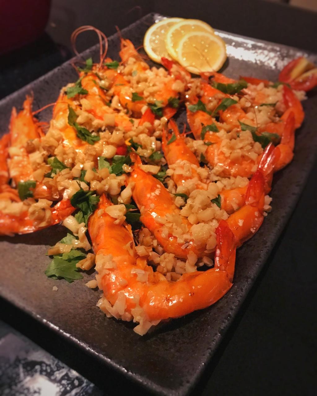 蒜蓉烤大虾
