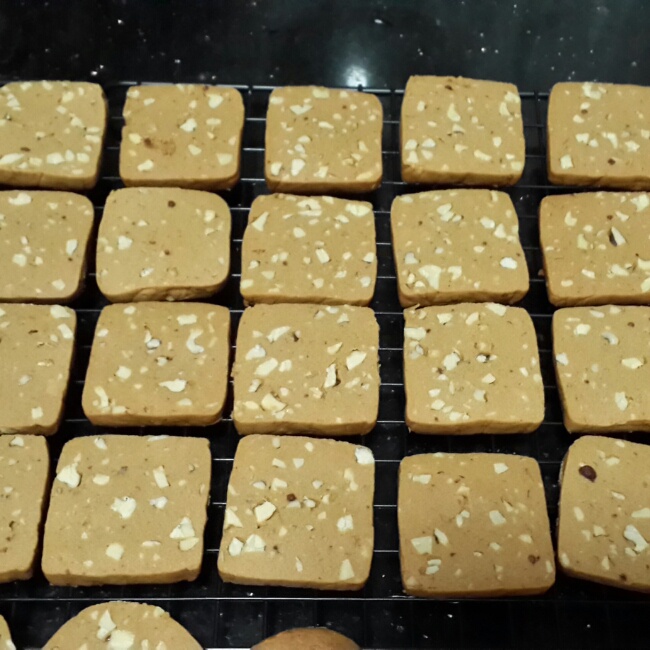 红糖核桃饼干