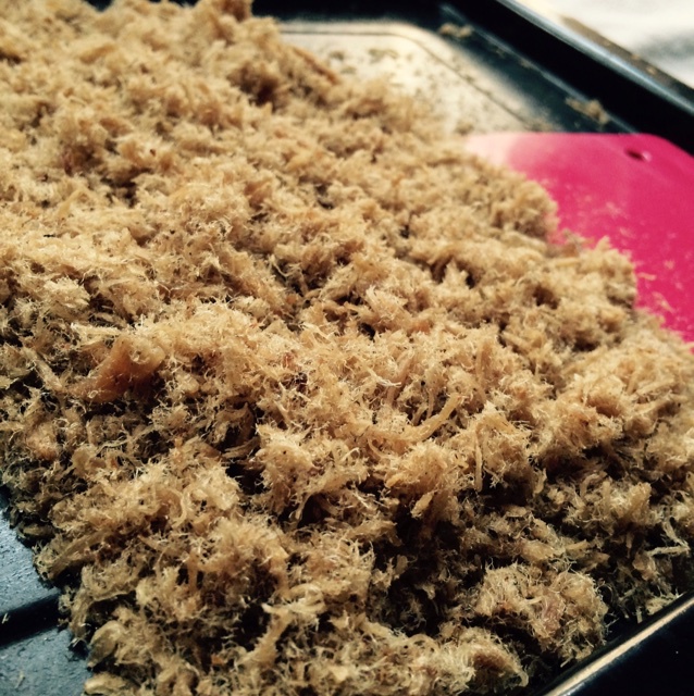 自制面包机肉松