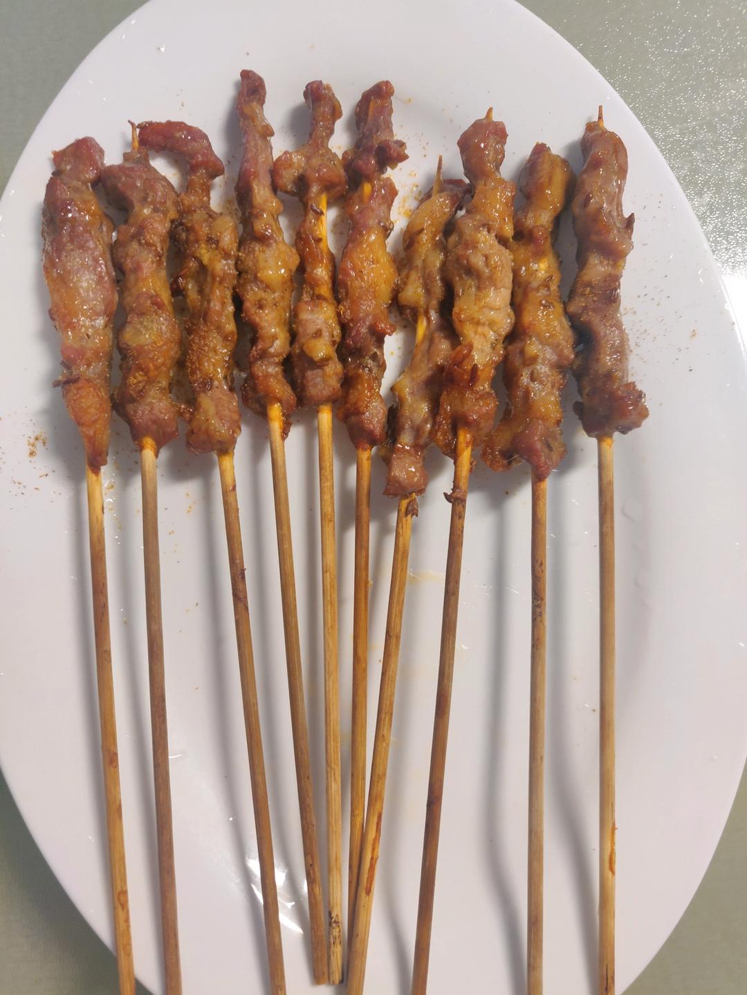 巨好吃的羊肉烤串（烤箱版）