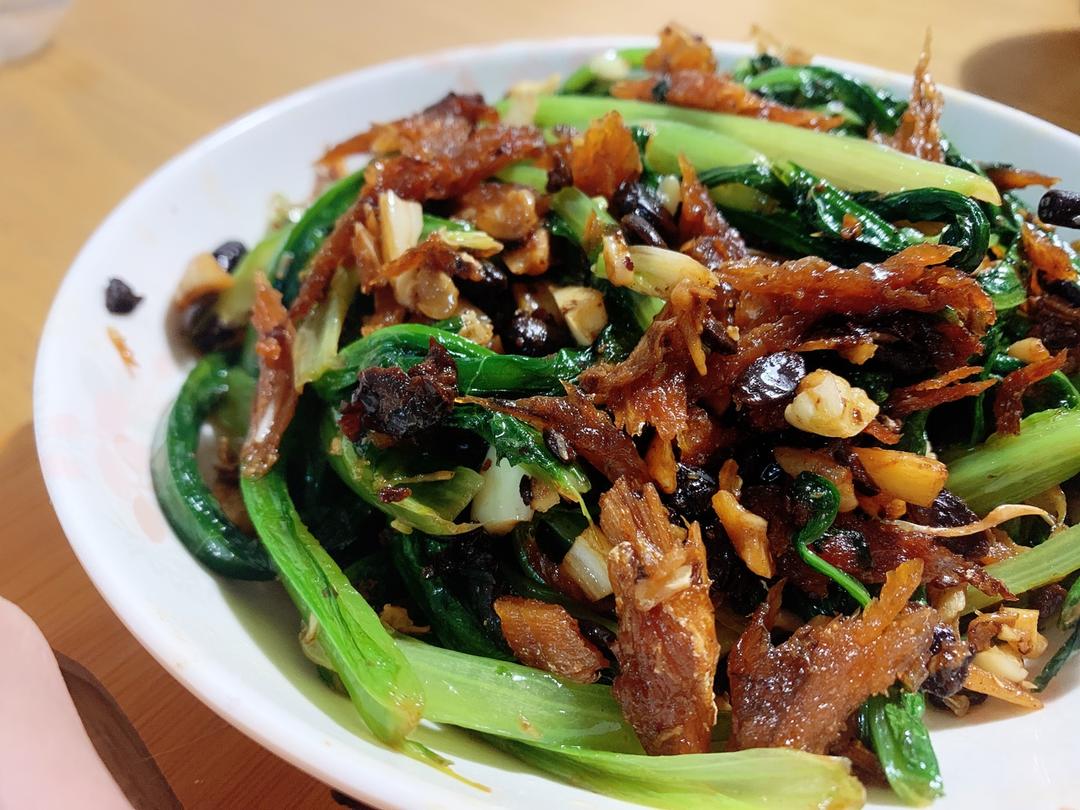 豆豉鲮鱼油麦菜
