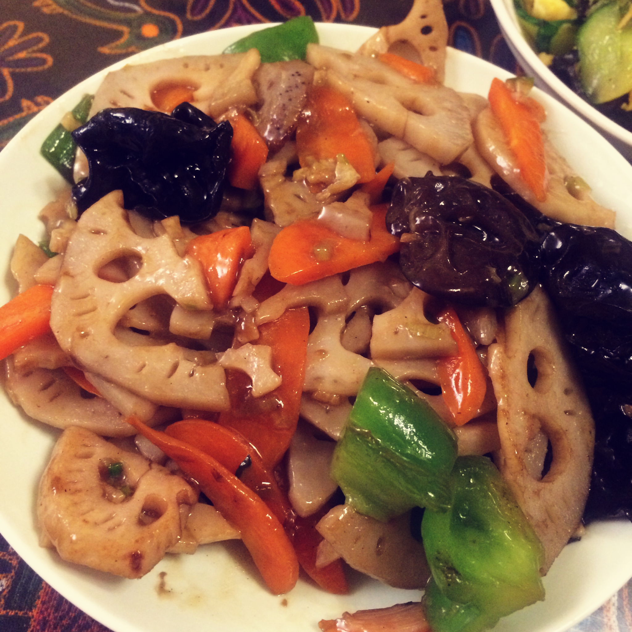 素炒藕片