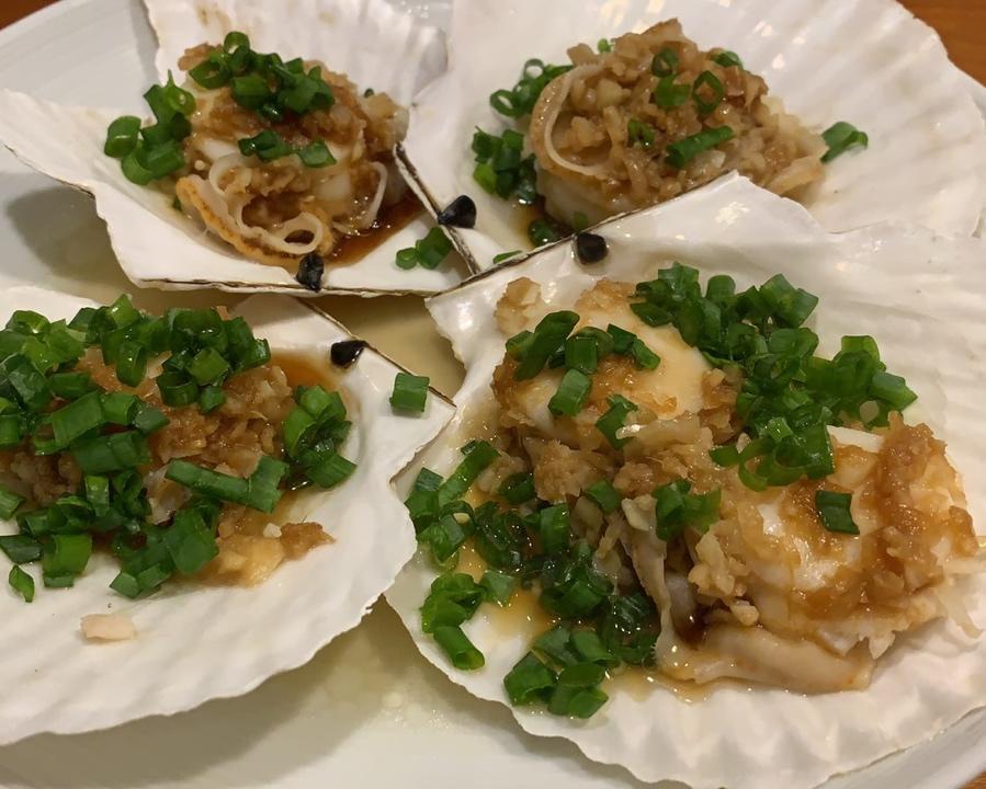 蒜蓉蒸扇贝