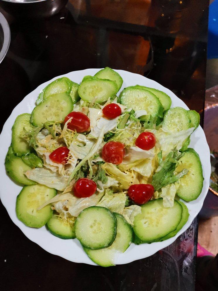 蔬菜火腿沙拉