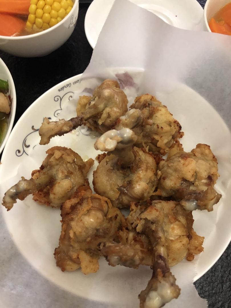 不用炸鸡粉也可以炸出酥脆炸鸡腿