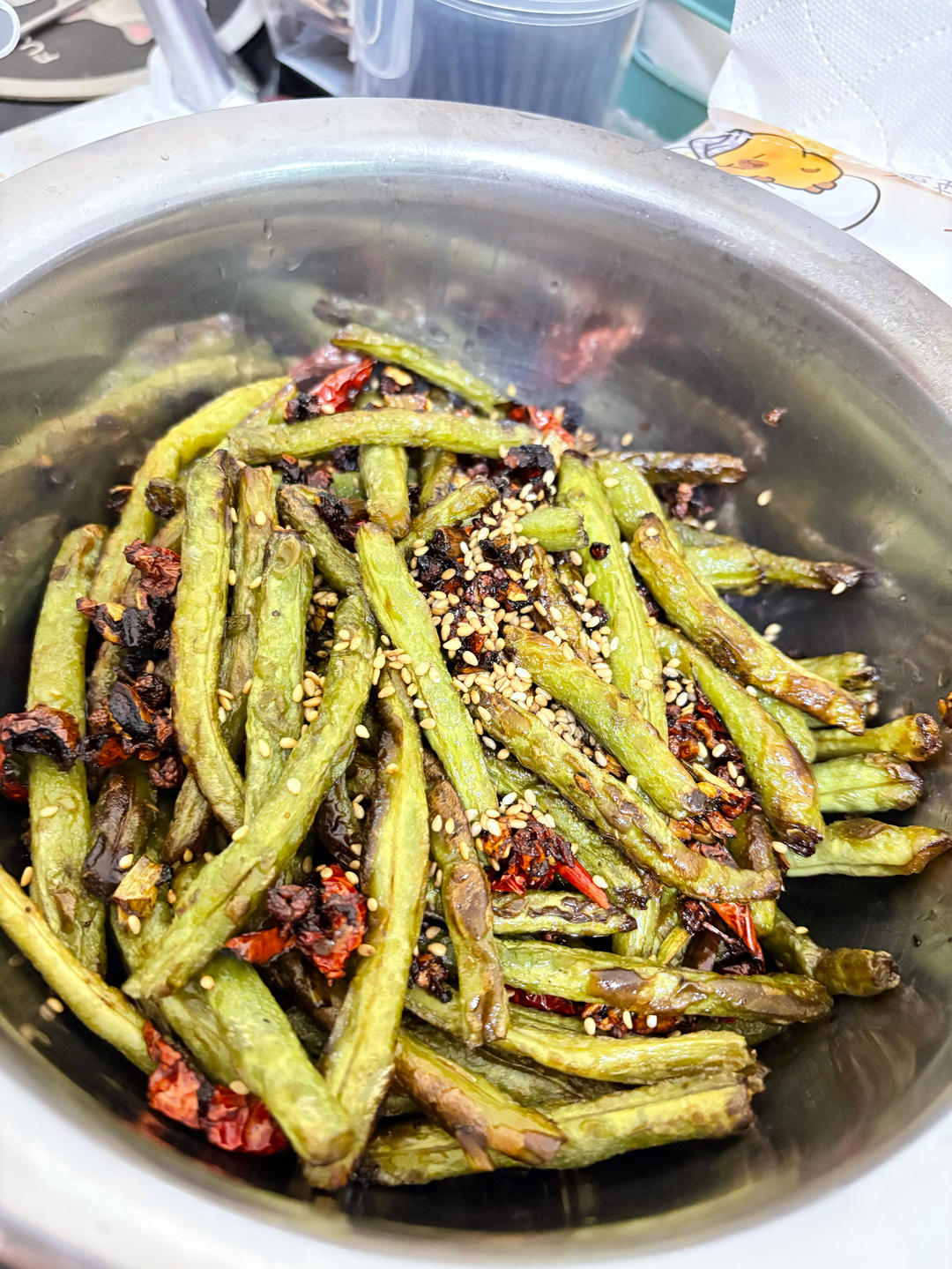 超好吃的干煸豆角