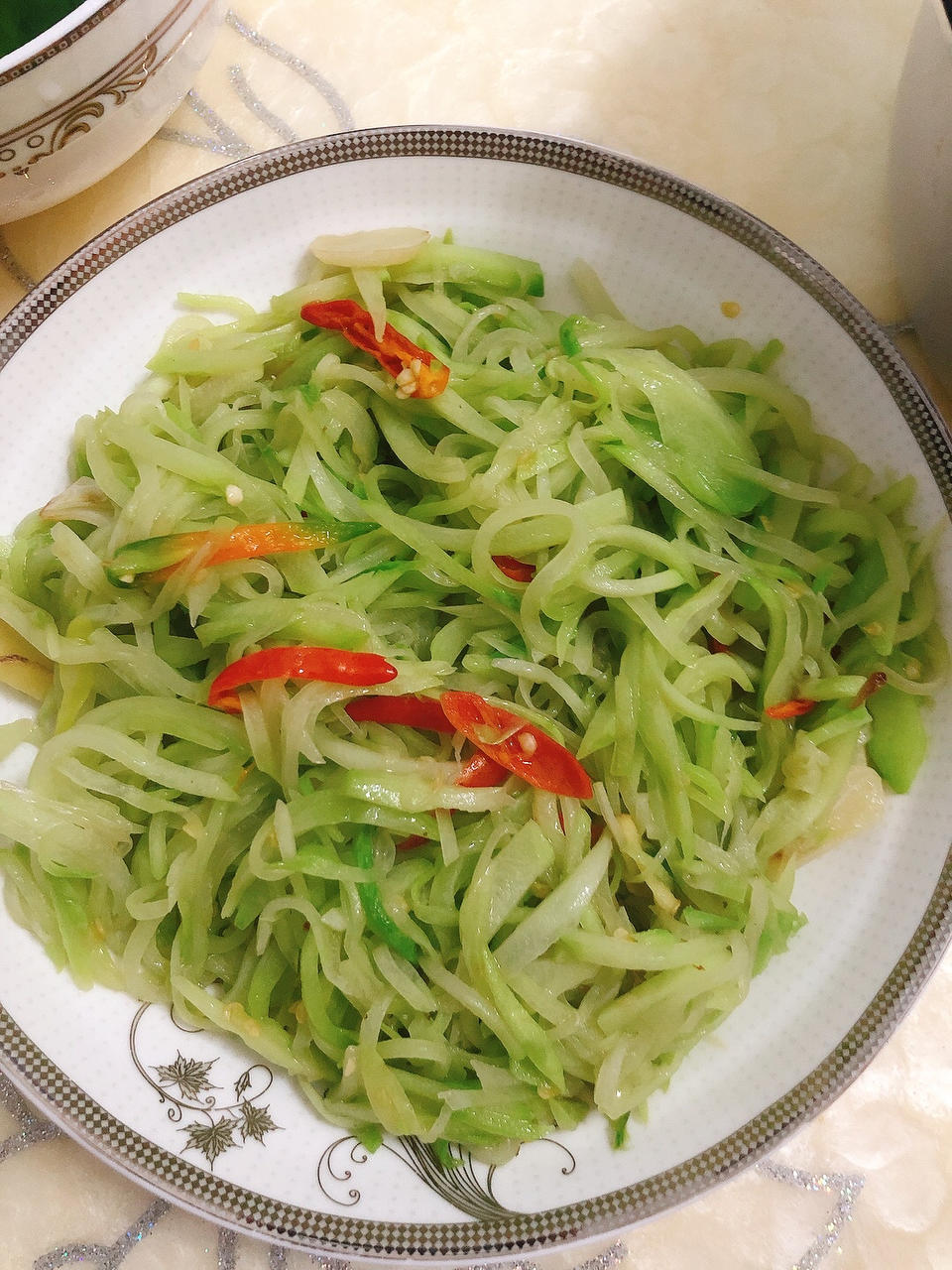 清炒佛手瓜