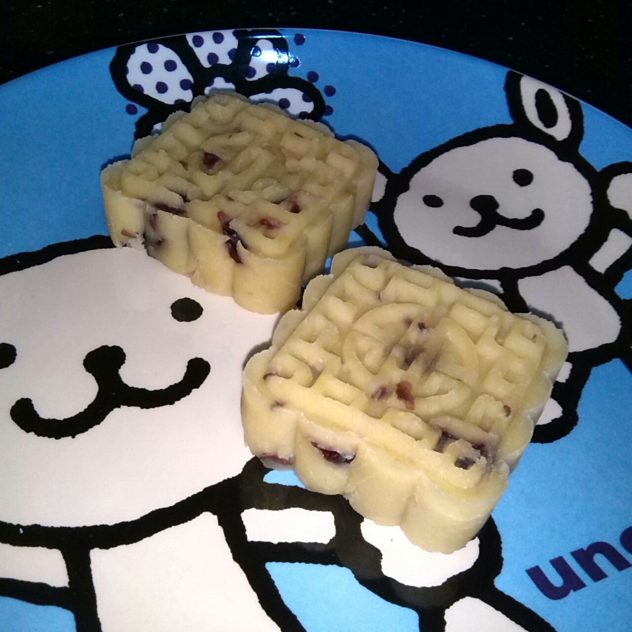 蔓越莓绿豆糕