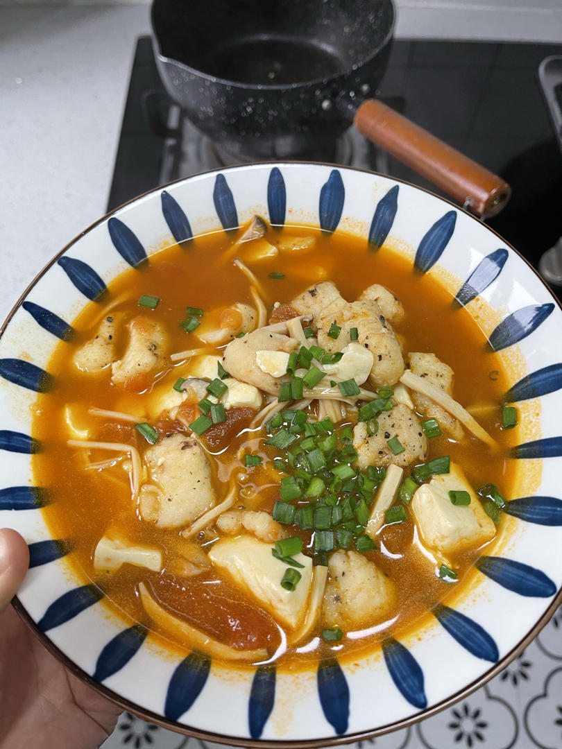 龙利鱼豆腐煲