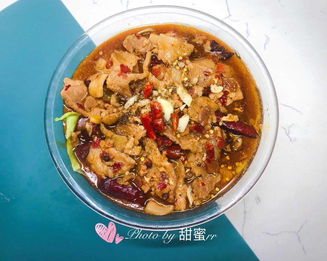 我家吃不腻的拿手菜         水煮肉片