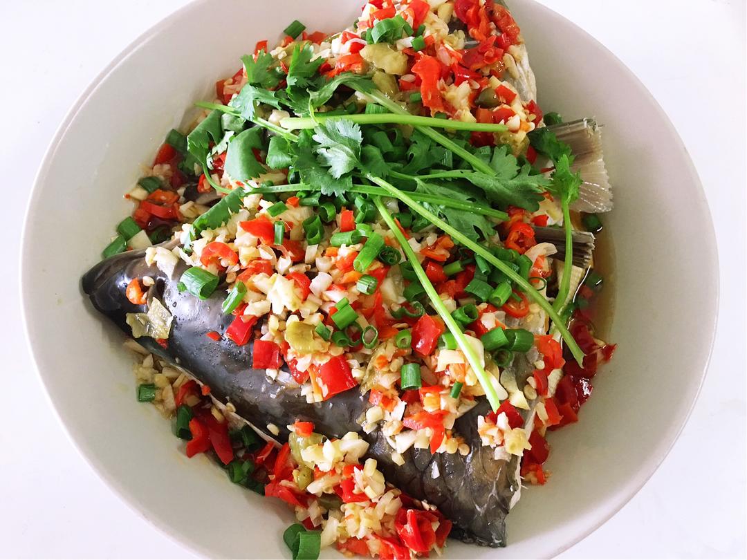 🌶️剁椒鱼头的做法