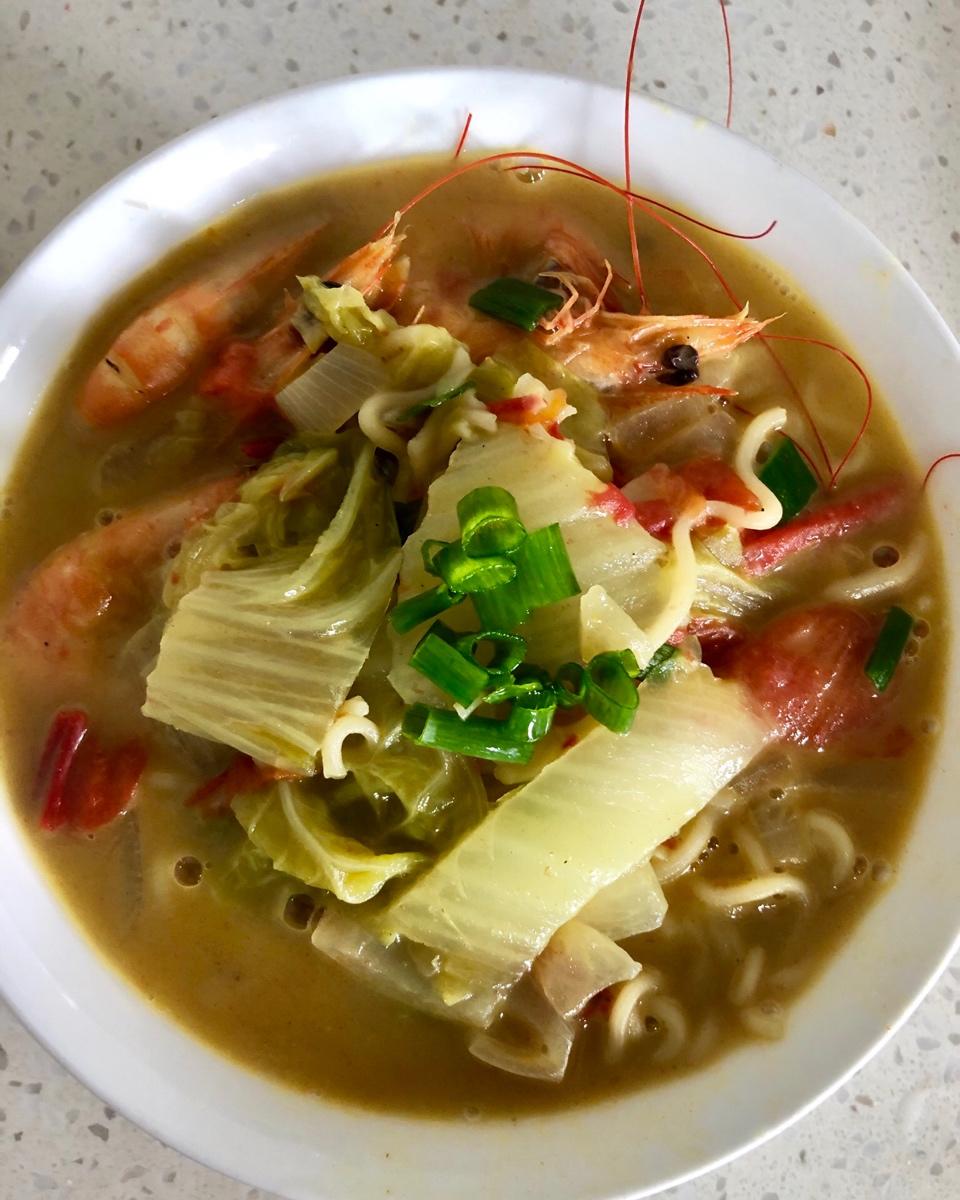 咖喱芝士浓汤面