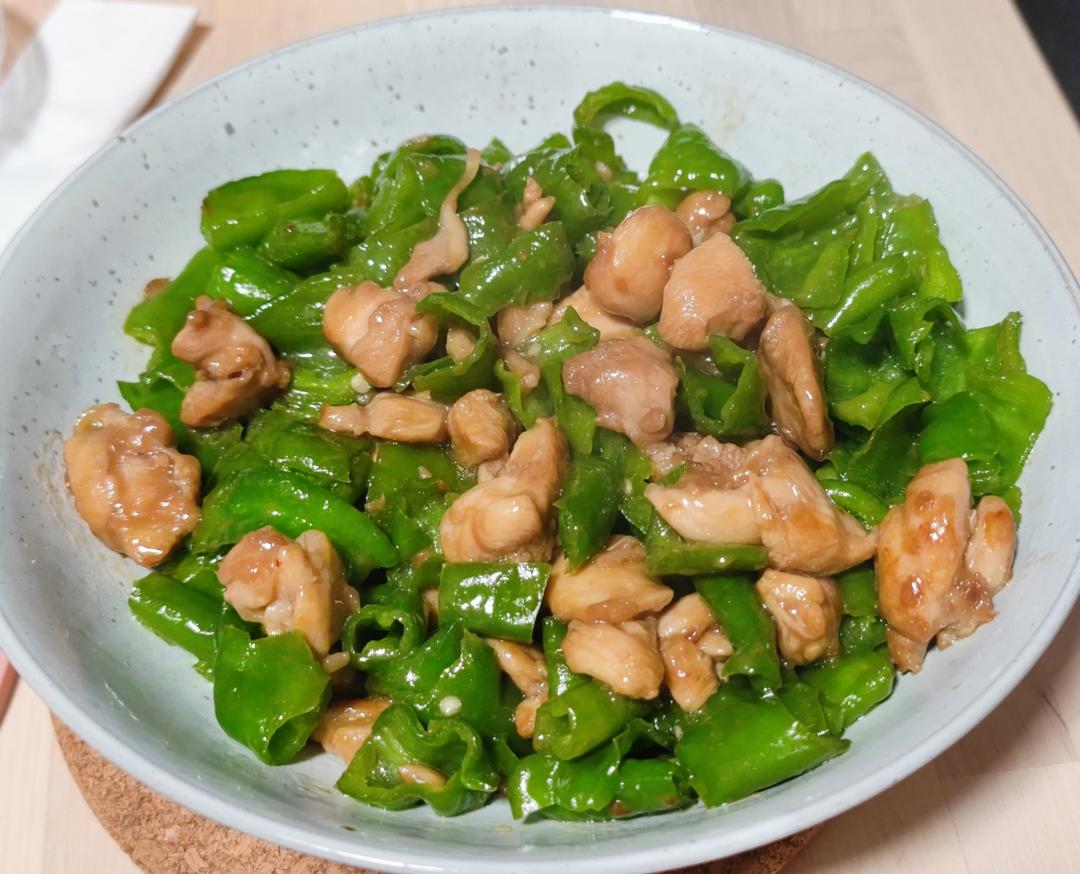 青椒炒鸡腿肉（大厨级别）