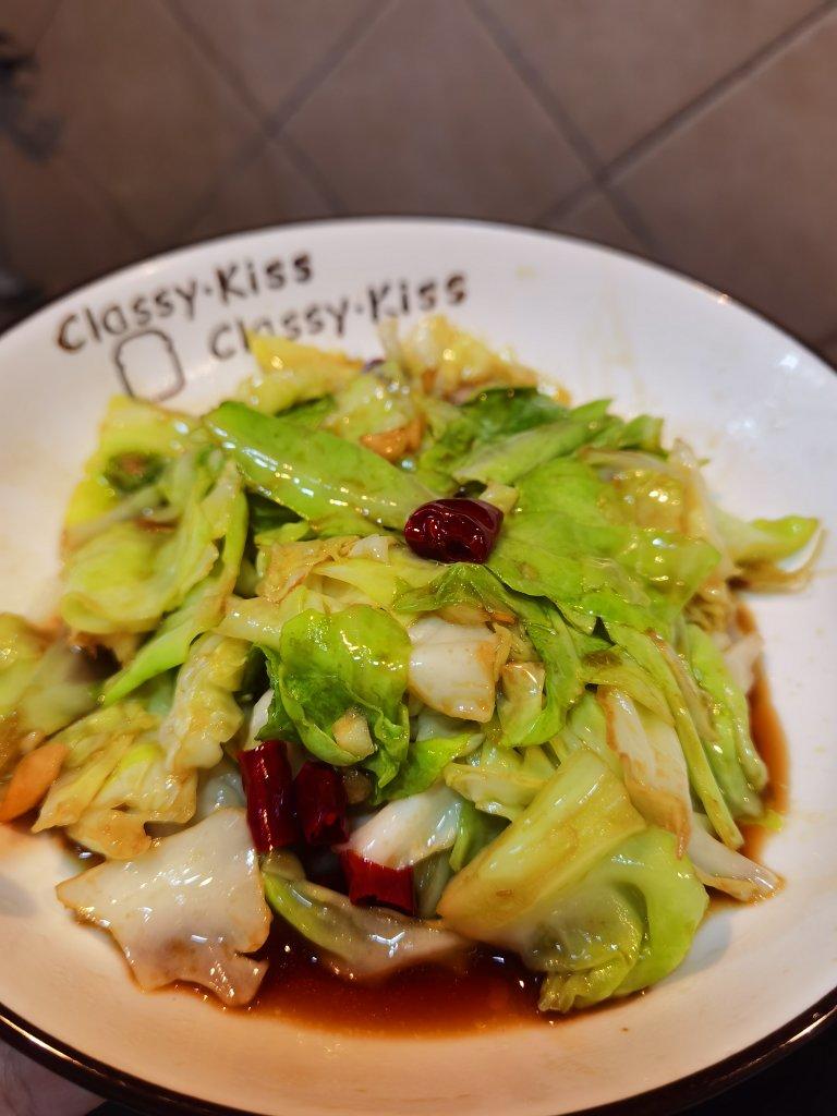 🔥5分钟就可以搞定❗️香辣开胃手撕包菜