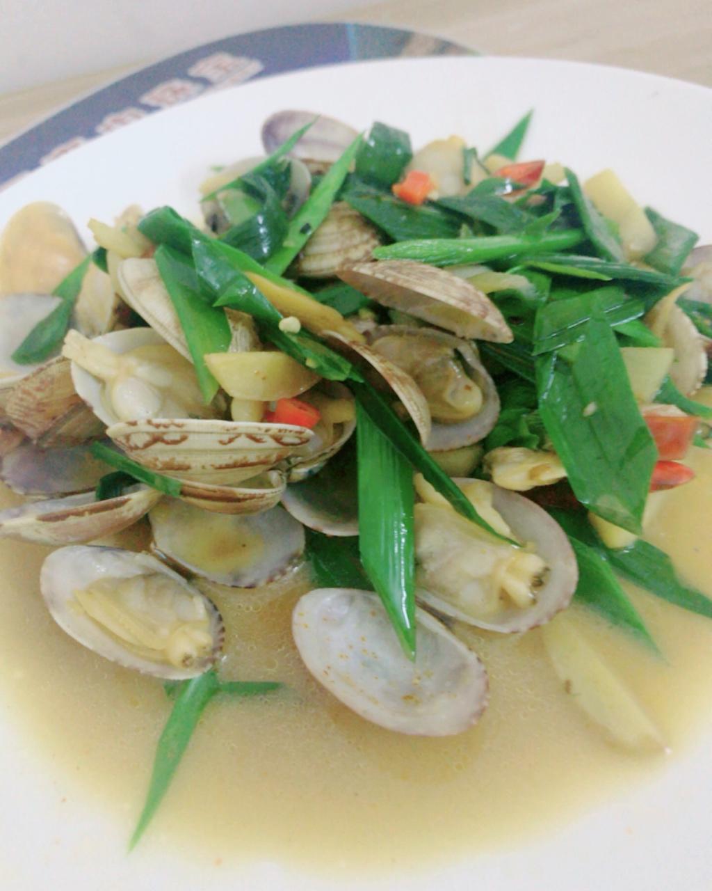 图腾宅女做的辣炒三角蛤