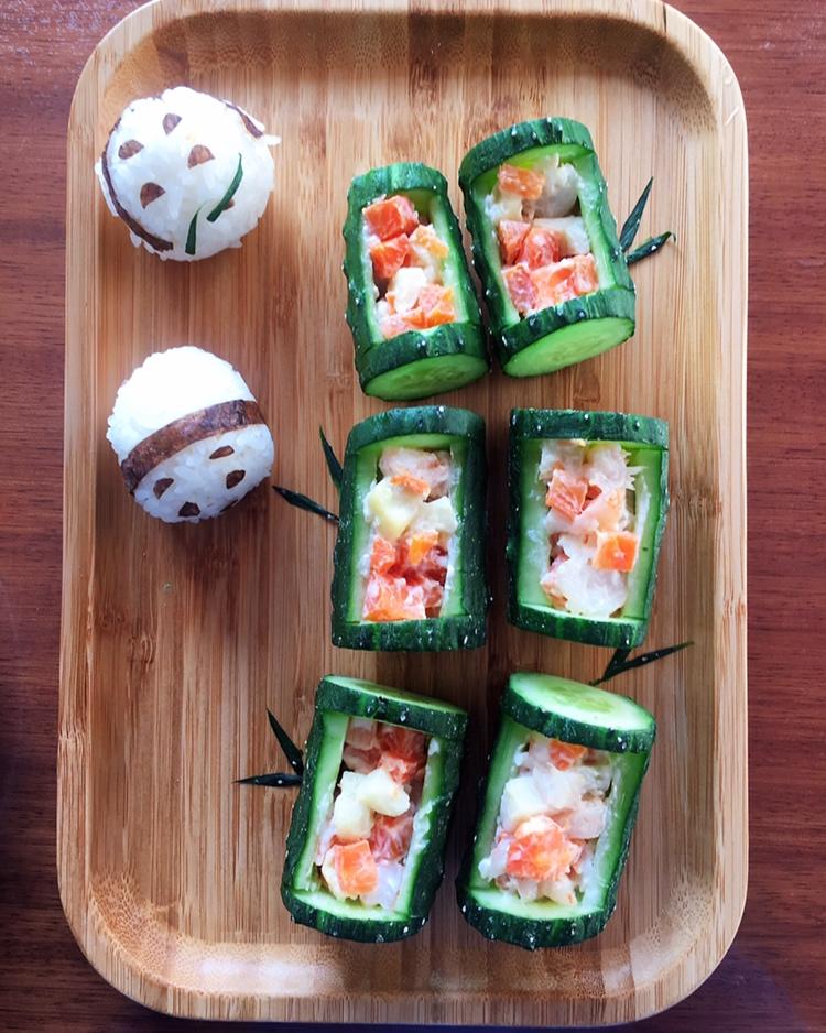 【年味】-节节登高-鸡胸肉沙拉&熊猫饭团