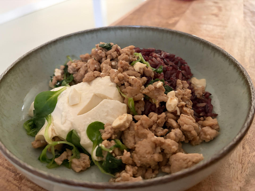 豆花里脊盖饭