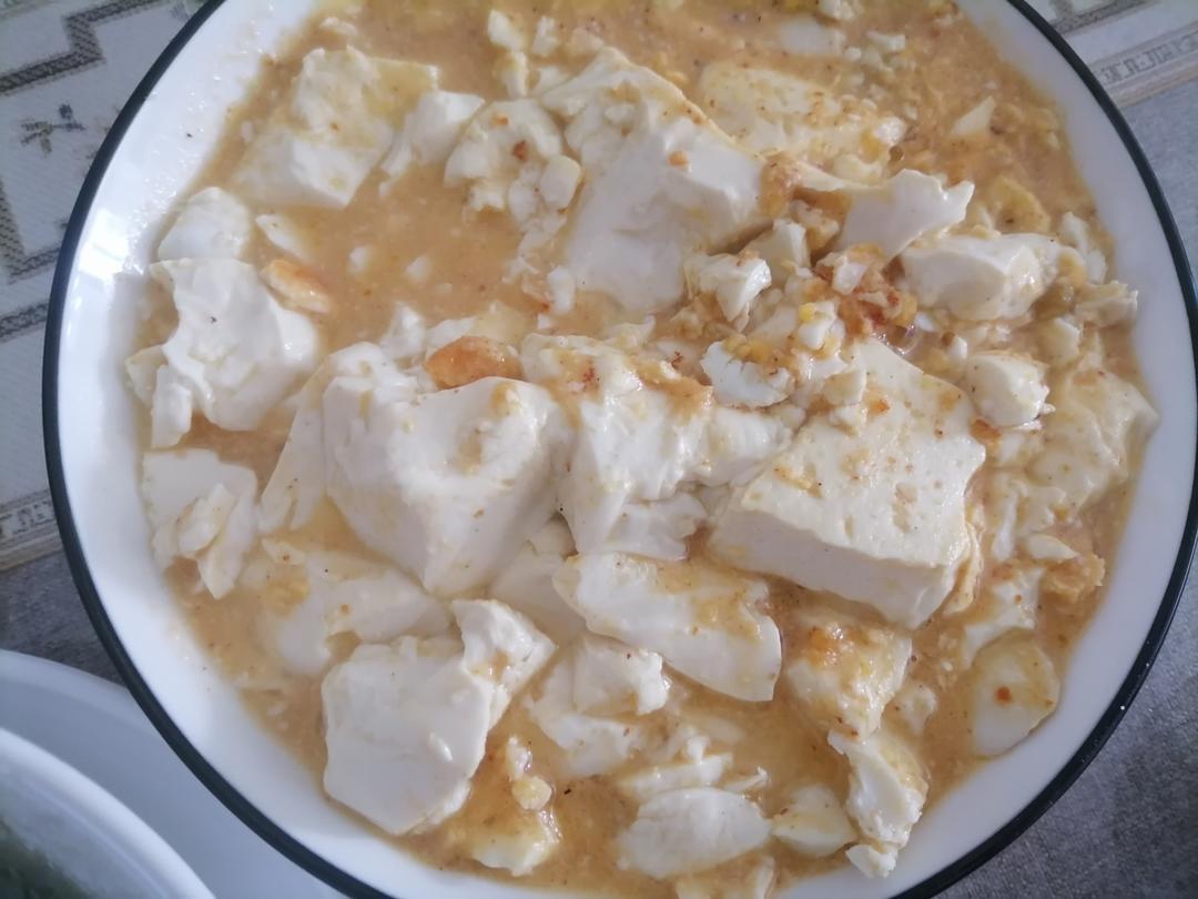 蟹粉豆腐（无姜葱版）