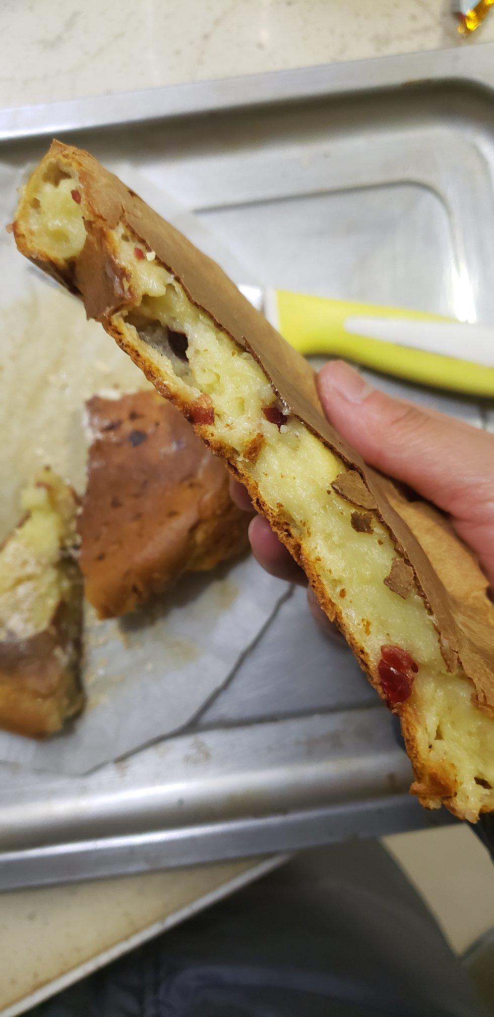 🔥无需揉面！酥到掉渣的蔓越莓烤年糕！