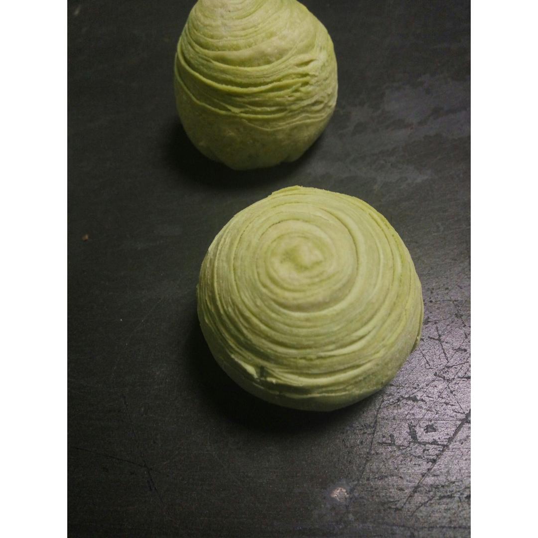 蛋黄酥~紫薯、抹茶、原味~花好月圆，中秋快乐~内附一次做六色蛋黄酥方法~