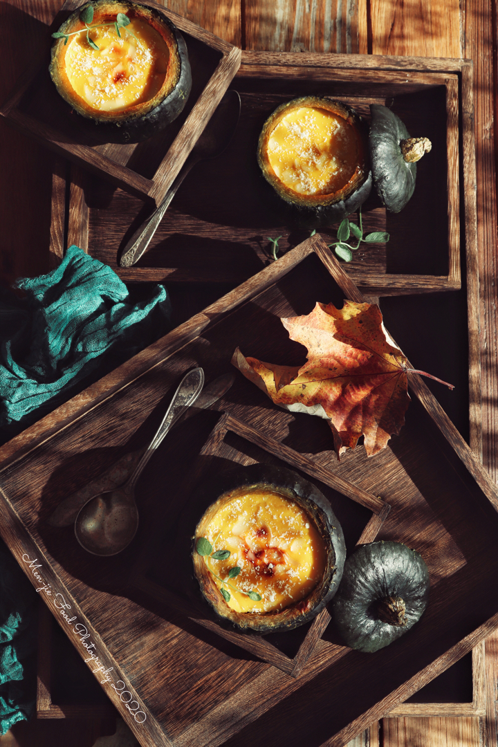 【南瓜布丁】秋冬鸡蛋最完美吃法，粉糯香甜，暖胃暖手！