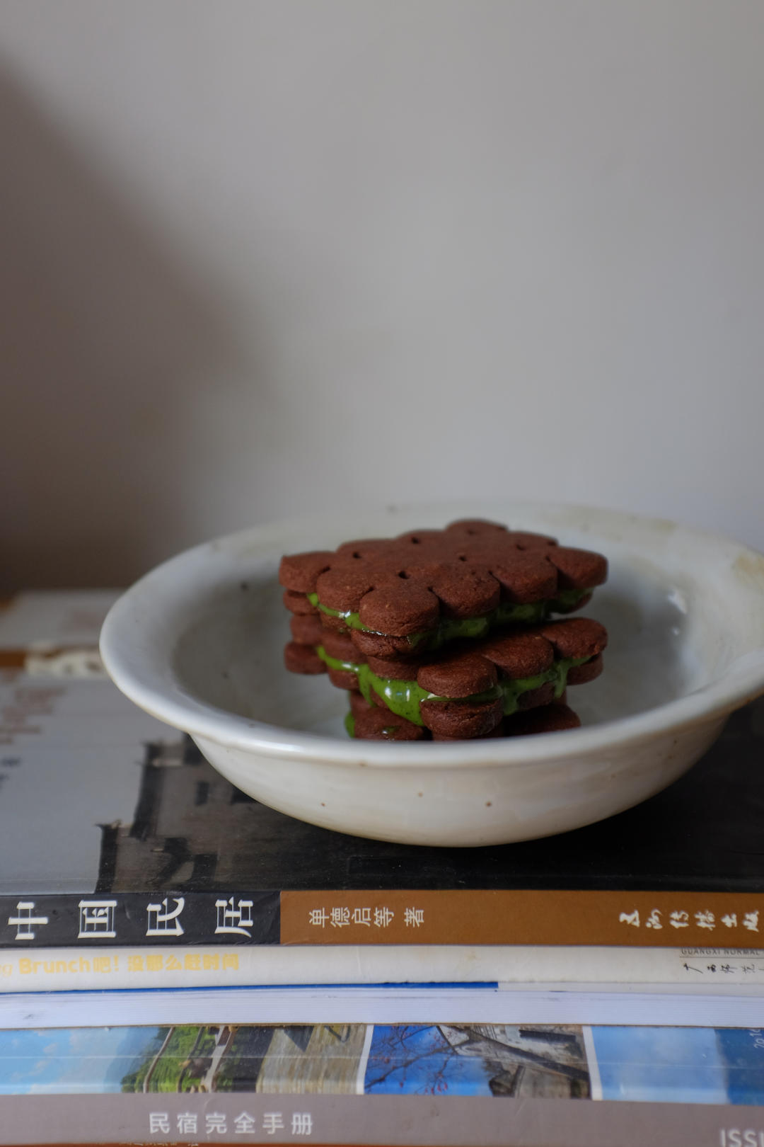 三明治夹心曲奇，抹茶夹心好吃到爆！