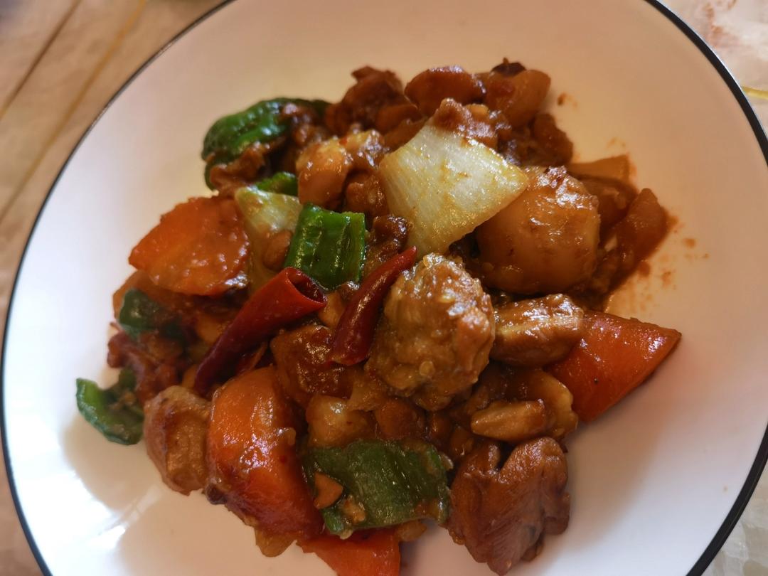 大盘鸡🐔                                 每一步都超仔细