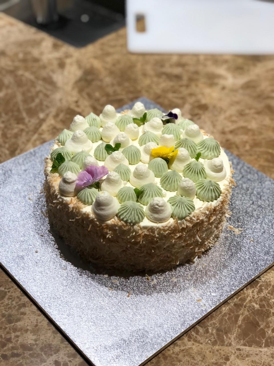 lemonllz做的香兰椰子奶油蛋糕