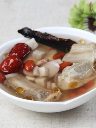 莽林灵芝茯苓排骨汤的做法