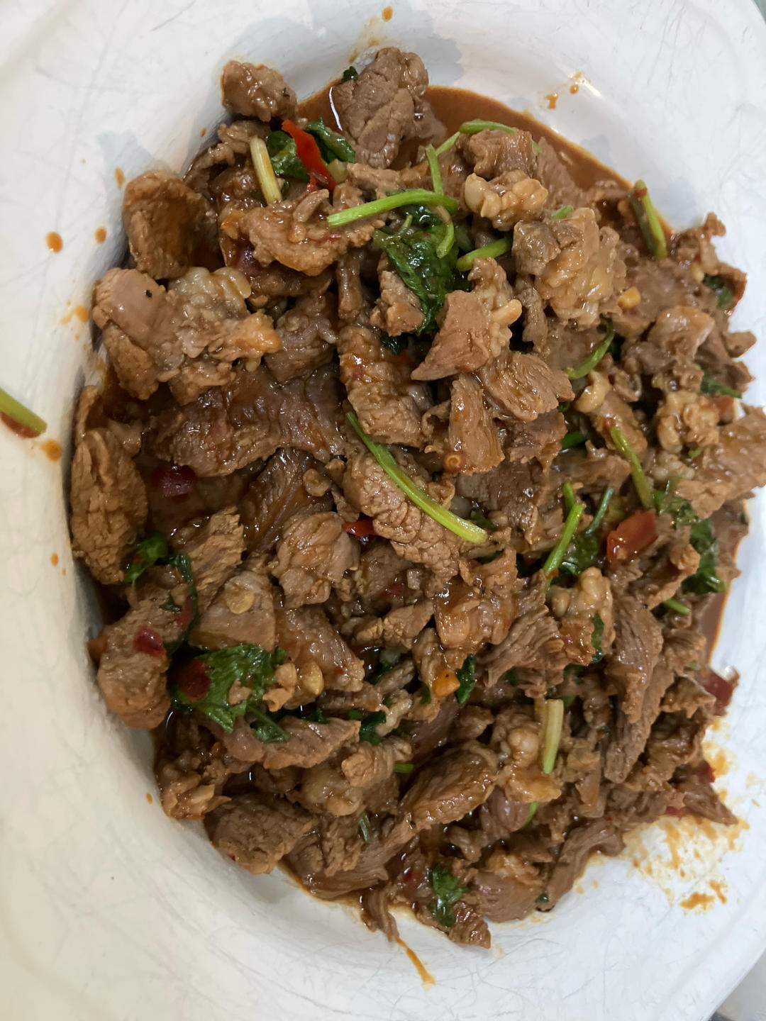 香菜牛肉