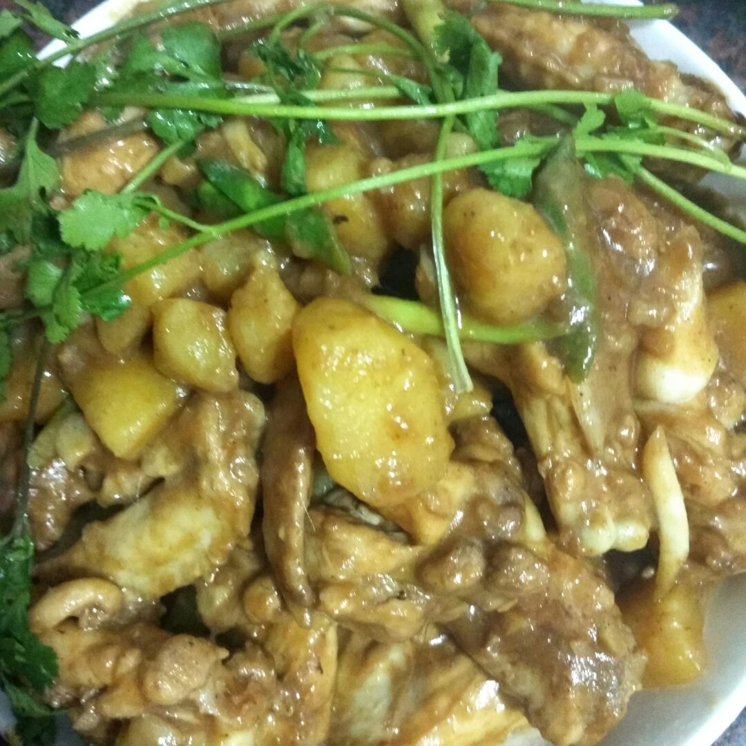 土豆炖鸡翅（快手零失败）
