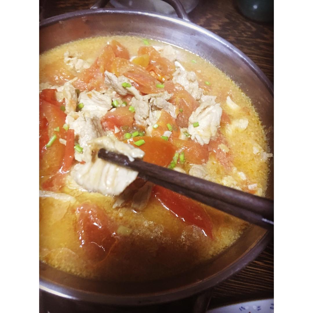 番茄味水煮肉片