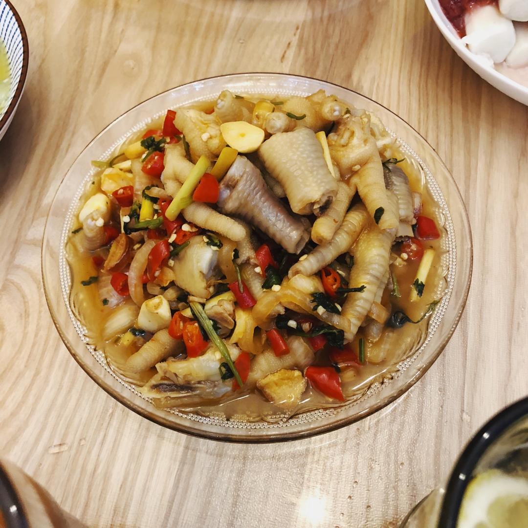 关键在香料的泰式酸辣无骨凤爪