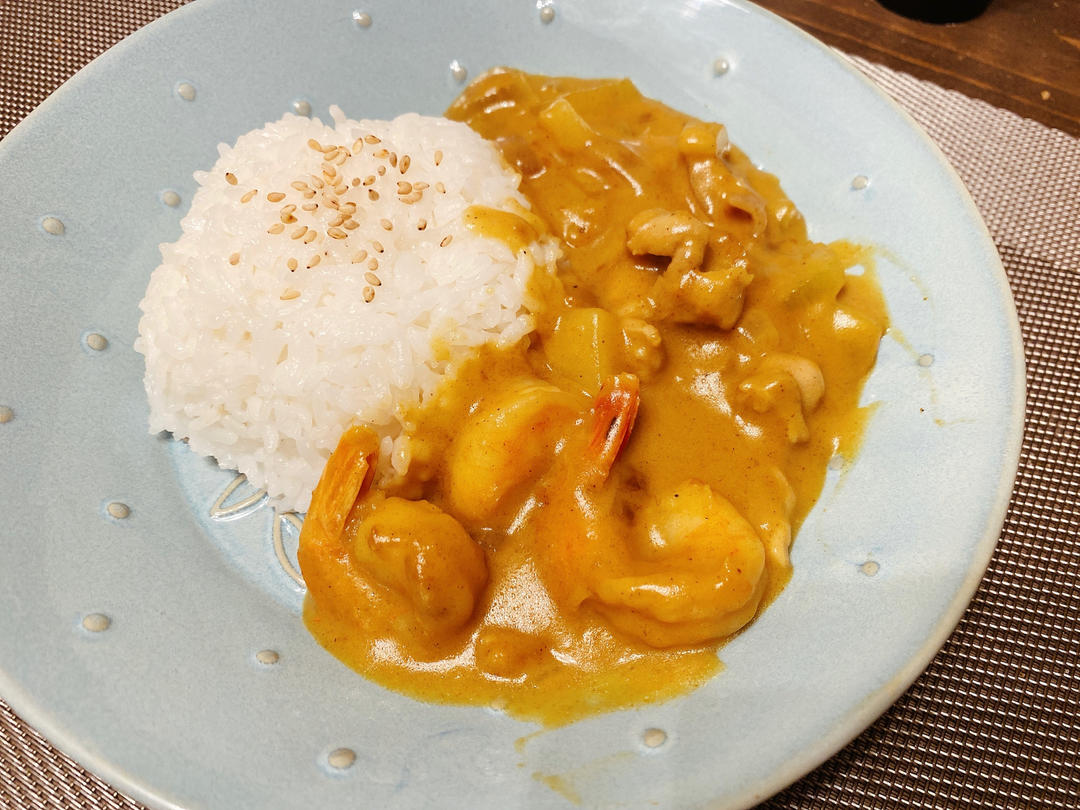 泰式咖喱虾