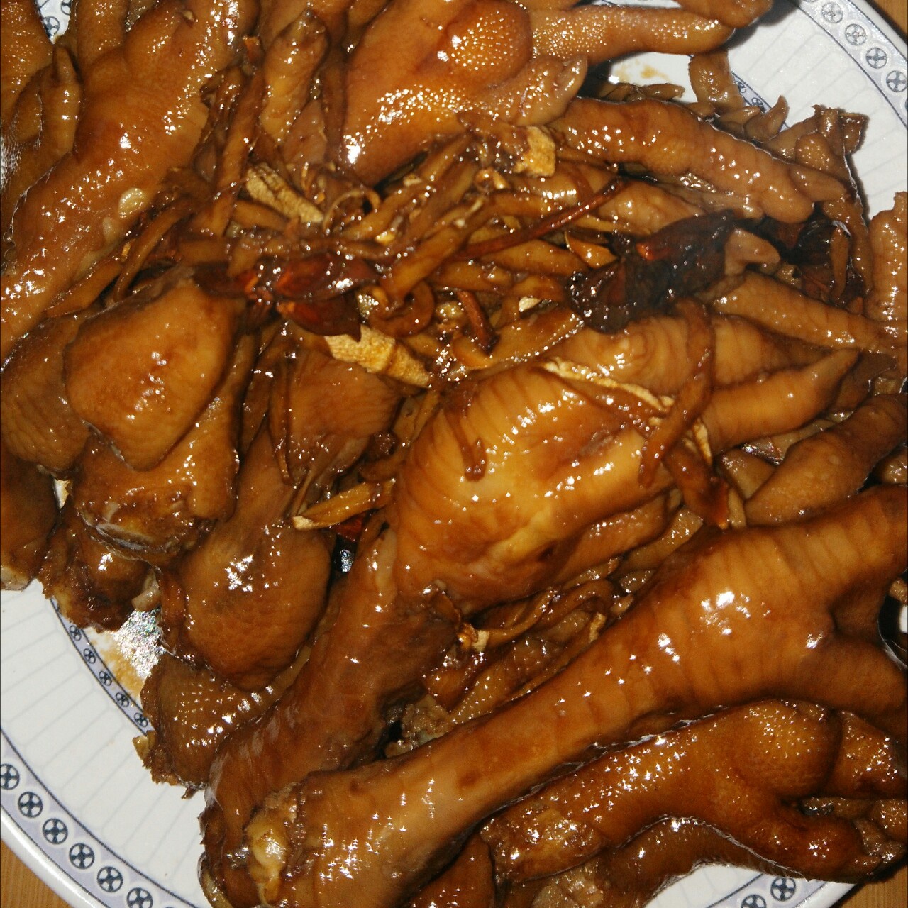 红烧鸡爪